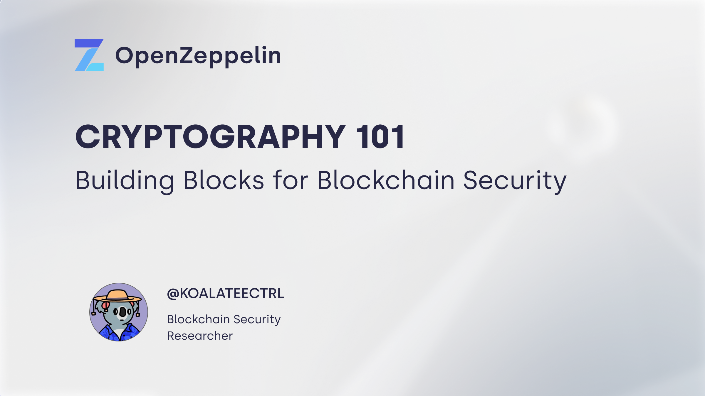 blockchain cryptography 101